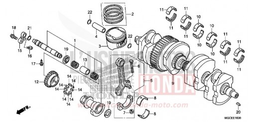 VILEBREQUIN/PISTON CB1100SAE de 2014
